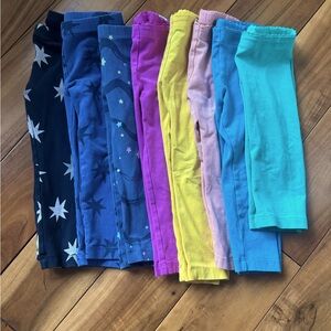 EUC Tea Collection Bundle of (x8) Leggings. All size 2T/2